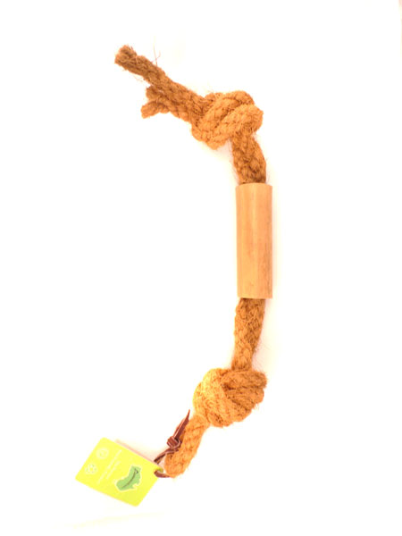 ABO Gear Large Jute Rope With Bamboo Handle