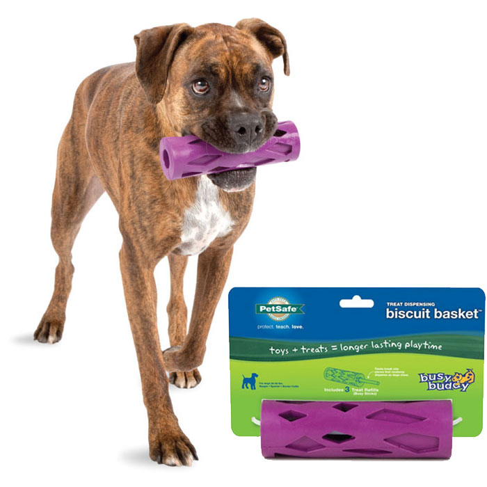 Busy Buddy Biscuit Basket by PetSafe - For Medium Size Dogs Busy Buddy Biscuit Basket by PetSafe - For Medium Size Dogs