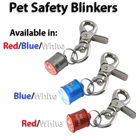 Pet Blinkers -  New And Improved Design -  Be seen At Night!