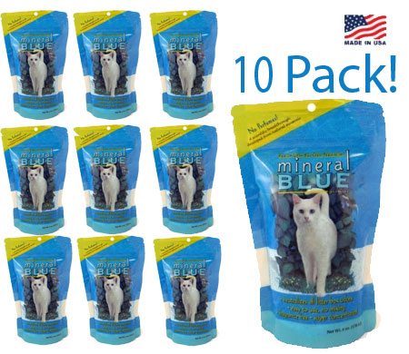 Mineral Blue Premium Litter Box Odor Neutralizer - 10 Pack!