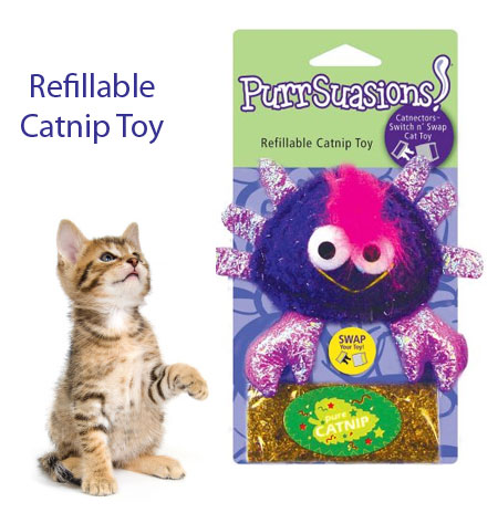 PurrSuasions Refillable Catnip Toy