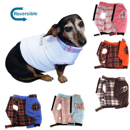 Super Warm Fleece Reversible Dog Coats