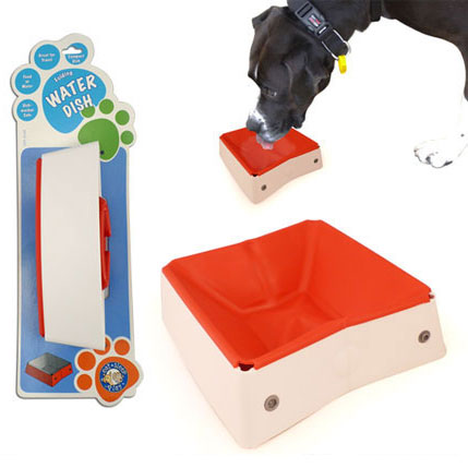 Folding Pet Water And Food Bowl 