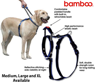 Bamboo Quick Control Harness + Built In Leash