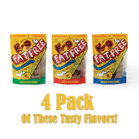Pet Ecology K-9 Fat Free Treats 4 Pack