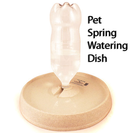 Pet Spring Watering Dish - Uses Any 2 Liter!