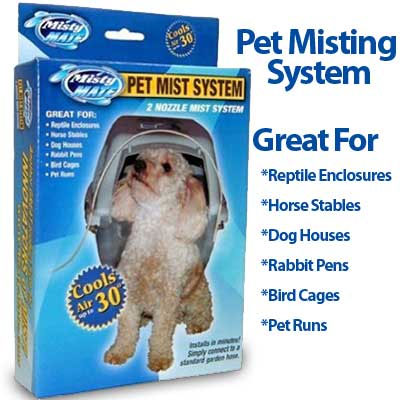 Misty Mate- Pet Misting System- Keep Your Dog Cool This Summer!