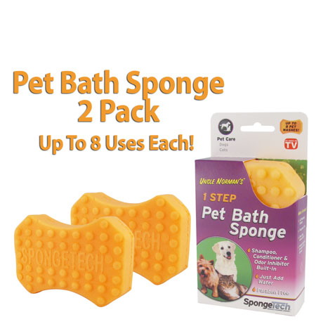 Uncle Normans Pet Sponge 2 Pack