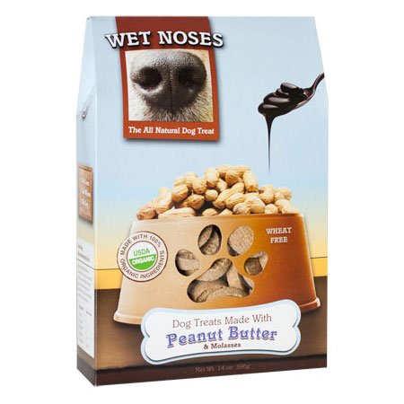 Wet Noses Organic Peanut Butter And Molasses Dog Treats