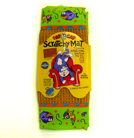 Fat Cat Kitty Hoots Big Mama's Scratch-O-Rama Scratchy Mat