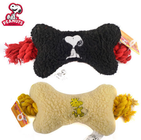 Snoopy & Woodstock Sherpa Bone 2 Pack