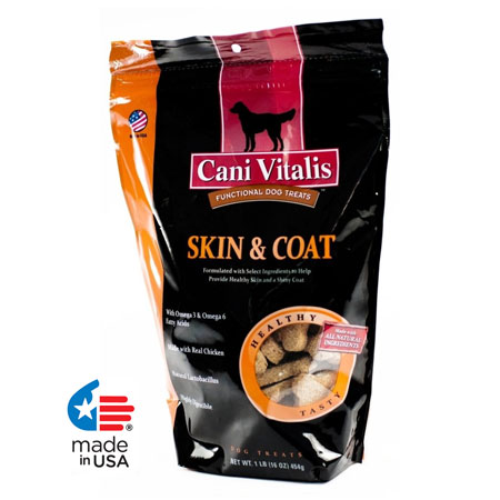 Cani Vitalis -Skin & Coat - All Natural Dog Treats 1lb