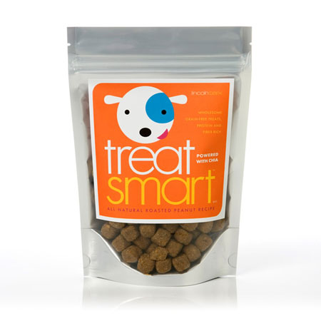 Lincoln Bark Treat Smart Chia Dog Treats - Roasted Peanut Recipe 6oz