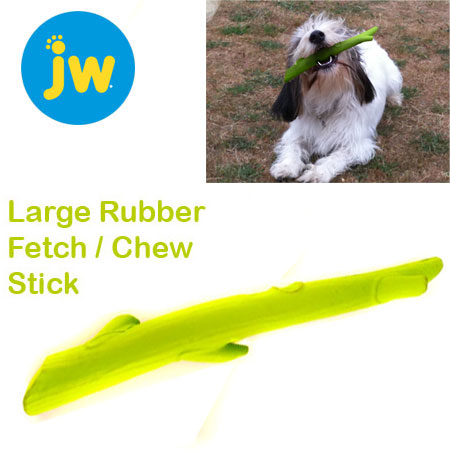JW Pet - Large Rubber Stick - Great For Fetch And Chewing!
