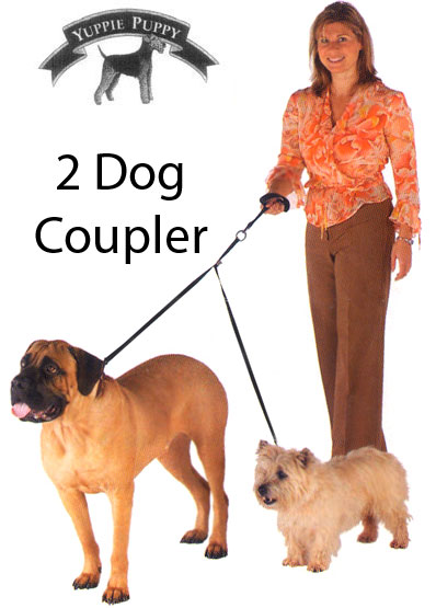 Yuppie Puppy 2-Dog Coupler - Easiest Way To Walk 2 Dogs!
